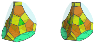 Parallel
projection of the tetrahedral magnaursachoron, showing 1st J83's
