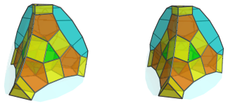 Parallel
projection of the tetrahedral magnaursachoron, showing 2nd J83's