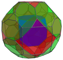 Perspective
projection of the bitruncated 24-cell