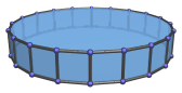 The icosagonal
prism