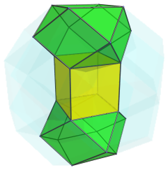 The rectified 24-cell, 2nd pair of cuboctahedra