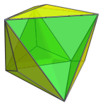 Persective
projection of the rectified 5-cell