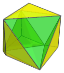 Parallel projection
of the rectified 5-cell