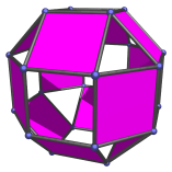 The
non-axial faces of a rhombicuboctahedron