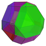 The
runcitruncated 5-cell, showing 4 southern hemisphere cells