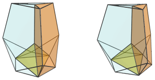 Parallel projection of
the tetrahedral ursachoron, showing second far side J63