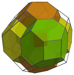 Truncated
24-cell, with all 6 truncated octahedra shown