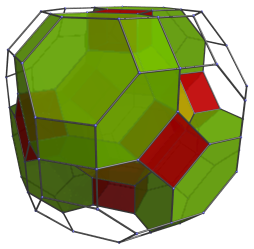 Cantitruncated 16-cell, with the other 4
truncated octahedra