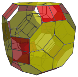 Cantitruncated
16-cell, with 12 equatorial cubes added