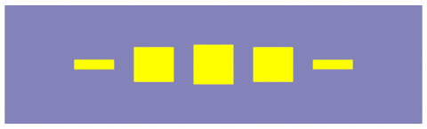 Rectangular cross-sections
produced by cylinder