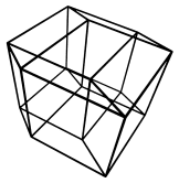 Vertex-first projection of
hypercube without HSR