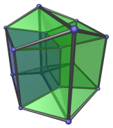 Face-first projection of
hypercube